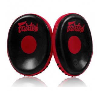 Боксерские лапы Fairtex (FMV-15 black/red)